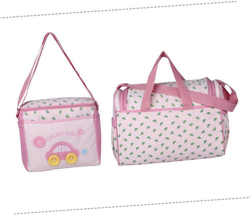 MERRYHAPY Diaper Bag Set Portable Changing Pad Nursing Bag Tote Bottle Holder