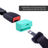 Morlike Silicone Seatbelt Secure Buckle Safety Cover Lock, Keep Children Safe in Car Seat, 2 Pack Light Blue