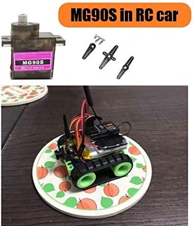 MG90S 9G Project(6PCS) Servo, Helicopter QC Module Servo Motor Metal Gear Micro Servo Motor Smart Robot Helicopter
