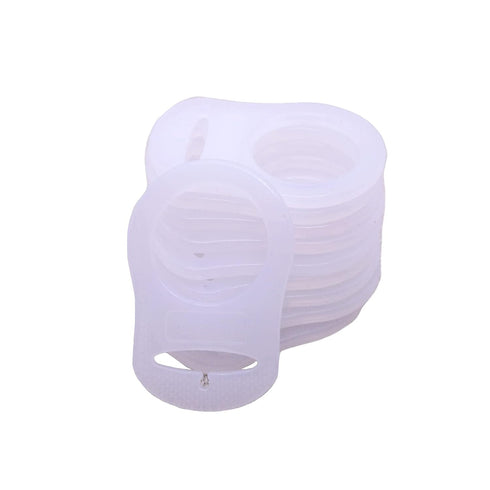 Soft Silicone Adapter Rings Baby Pacifier Clips Holders for Button Style Dummy