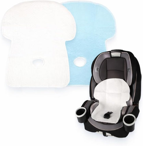 Generic Disposable Seat Liners for Car & Travel (10-Pack), Leak-Proof Absorbent Pads, Protects