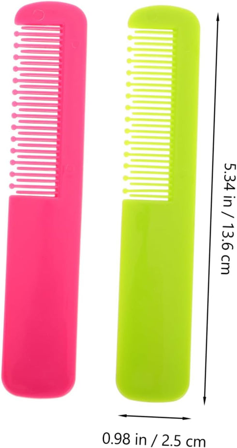 Set 2pcs Gentle Detangling Hair Comb for Newborns - Cradle Cap Brush