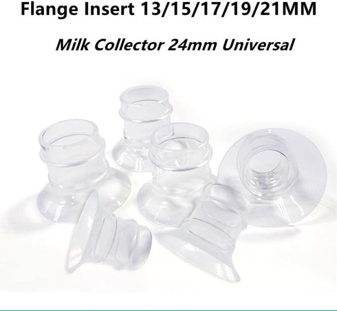 17/19/21mm S9/S10/S12/S9 Pro/S12 S9/S10/S12 Replace,6pcs Flange Insert Compatible with Pro Wearable Breastpump