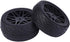 RC Car Tyre, RC Car Wheel Tire, Universal 1/10 RC Car Wheels Crawler Vehicle Tyres for RC Climbing Car RC Crawler Car 1/10 RC Car Romote Control Vehicle(Black)