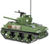 General Jim's Military Themed WW2 Building Blocks Tank Set, Sherman Tank for World War 2 Enthusiasts