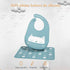 Baby Bibs Silicone Feeding Bibs, Adjustable Waterproof Bibs, 3pcs for Feeding