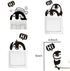 Removable Switch Stickers - 4 Cute Penguins Cartoon Wall Decals, Family DIY Decor Art Stickers for Kids Bedroom