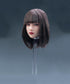 1/6 Scale Female Head Sculpt, Beauty Girl Planted Hair Carving for 12inch PH TBL JO Action Figure Body Collection