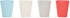 Red Rover Bamboo Kid's Cups Set of 4, Multicolor Bamboo Cups