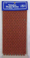 Town Square Miniatures 1:12 Dolls House Miniature Mesh Sheet of Genuine Kiln-Fired Real Model Bricks