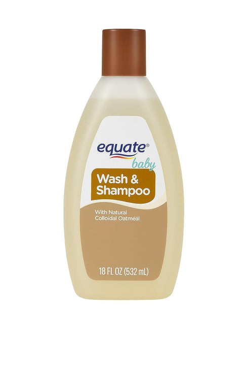 Generic Equate Baby Wash & Shampoo, Tear-Free with Natural Colloidal Oatmeal, Hypoallergenic and
