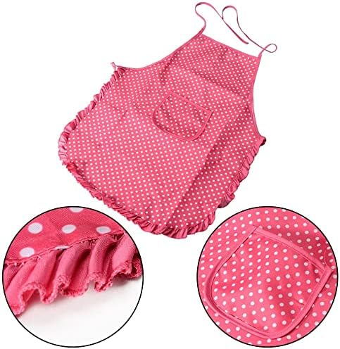 Acekid Set Kids,11pcs Chef for Kitchen Costume Role Play Kits, Girls Apron with Chef Hat,Cooking Mitt and Cookie