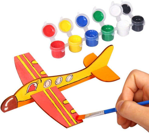 20Pcs Toddmomy Wooden Model Airplane Wood Planes DIY Balsa Wood Airplane Kits Wooden Toy Plane Handicraft for Birthday