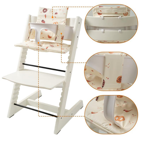 Set Baby Cushion Soft and Comfort High Chair Cushion for Infant, Toddler High Chair Accessories Easy to Clean