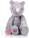 Recordable Stuffed Animal - Ultrasounds and Sweet Messages Playback, Gender Reveal Rhino