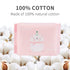 COTTONCARE Wipe,100% skin,7.9 4.7 6-Pack (600 Count) Baby Dry Cotton,dry wipe cotton tissues,baby sensitive skin,taking