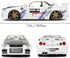 1:24 2002 (R34), 8+(Glossy Jada Toys JDM Tuners Die-Cast Nissan Skyline GT-R Opening Doors, Detailed Interior, Rubber