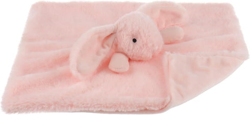 Apricot Lamb Stuffed Animals, Blush Bunny Rabbit Security Blanket, Luxury Snuggler Plush Baby Lovey for Infant Nursery