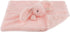 Apricot Lamb Stuffed Animals, Blush Bunny Rabbit Security Blanket, Luxury Snuggler Plush Baby Lovey for Infant Nursery