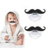 Funny Baby Pacifiers,Mustache Pacifiers 0-18 Months for Babies,Mustache Binky,Gift for Newborns,Infants,Toddlers,Baby Boys,BPA
