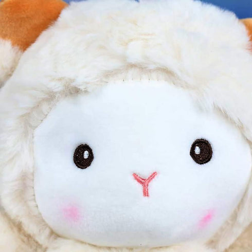 Little Sheep Plushie Lamb Stuffed Animal Plush Toy Birthday Gift for Kids 10inch (White)