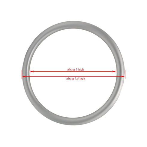 Aluminium Baby Sling Rings for Baby Carriers & Slings 3" Large Size Silver Color 1 Pair