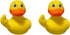 2Pcs Yellow Rubber Ducks Decor - 2.28" Finger Rubber Duck, Cute Small Rubber Ducks for Car Dashboard Decorations