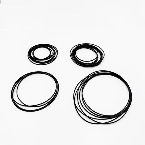 URIMPAVIDO 28PCS Pulley Belts Engine Drive Belt Rubber Transmission Belt for RC Car Robot DIY Model Toy Accessories