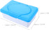 Unomor Lightweight Diaper Wipe Holder - Compact Refillable Container with Lid in Blue