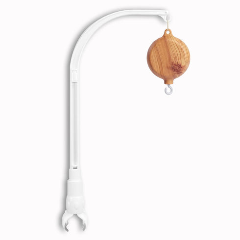 Crib Mobile, HI Baby Moment 23-Inch White Baby Mobile with Music Box,