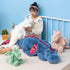 Blue Green Pink White Dragon Plush Stuffed Animal for Kids, Small Medium and Large Sizes Available