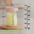 Gen.3 0m+ 6.3oz/180ml) haakaa Glass Baby Food Storage Jar- Food Storage Container Airtight Lid-Wide Neck Baby Bottle