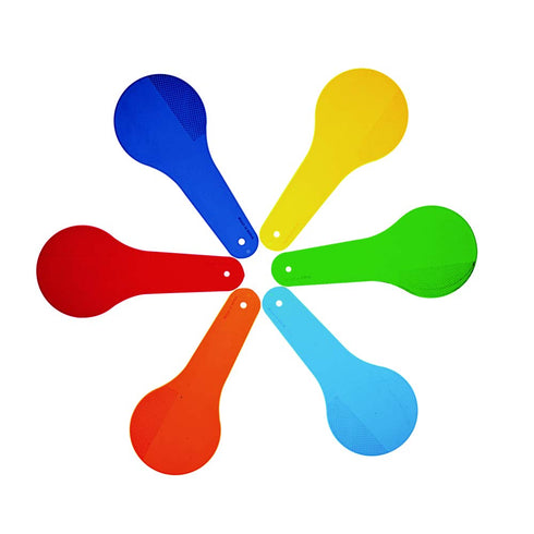 Excellerations Color Paddles Educational STEM Toy (Pack of 18) for Preschool Kids