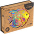 196 12.6 9.6 Inches (32 24 cm) Packaging, UNIDRAGON Original Wooden Puzzle Shiny Fish, Pieces, Medium x x Beautiful