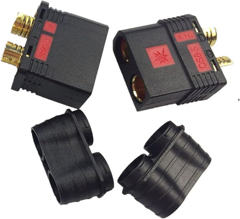 SoloGood 3 Pairs QS8-S Connector Plug, High Current Anti-Spark Male and Female for FPV Drone RC Car Battery