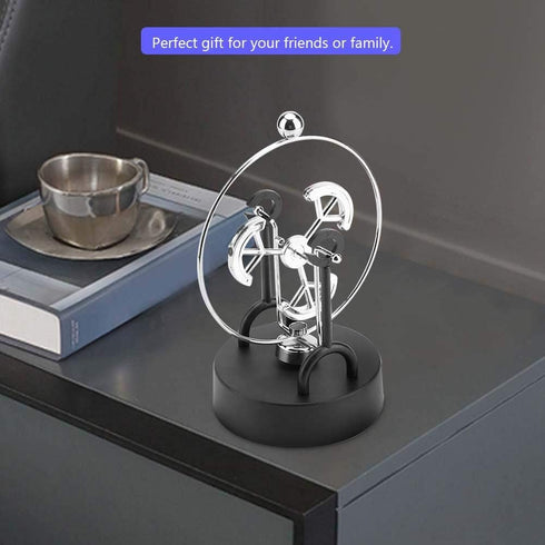 ZJchao Perpetual Motion Model Shake Wiggle Device, Electronic Perpetual Motion Desk Toy Decoration