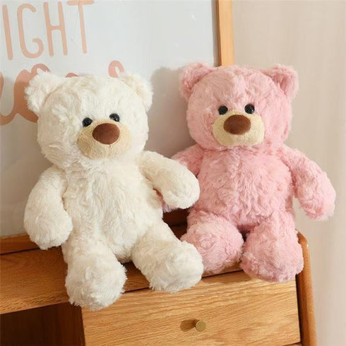 Gjlzfwbx 10inches Teddy Bear Plush Toy, Teddy Bear Stuffed Animal Birthday for Kids Girl Friends (Pink)