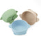 PandaEar 3 Pack Baby Suction Bowls - Stay Put Silicone Food Bowl for Babies Led Weaning, BPA-Free (Blue/Green/Brown)