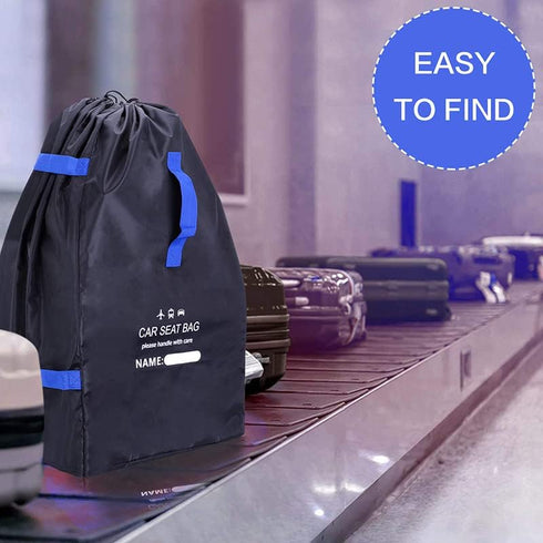 MAXRILY Gate Check Travel Bag for Car Seats - Fits Most Baby & Infant Carriers, Car Seat Travel Bag for Airplane