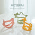 Swing Bird Teether (Green) | 100% Platinum Silicone | Easy to Hold Baby Teether for 3-12 Months | Pack of 1