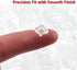 11 1500pcs WSRYLTCH Clear Dots Tile Flat - Transparent Classic Bricks Parts and Pieces, MOC Building Blocks Smooth