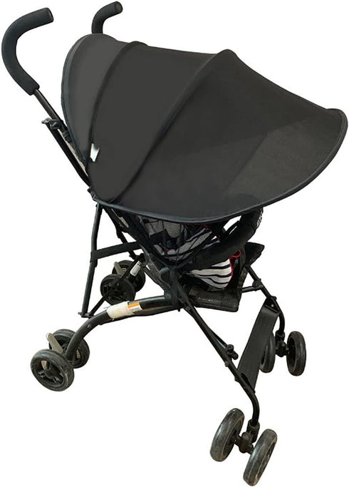 MroMax 1Pc Stroller Wheel Set, 4.13 Inch Swivel Wheel 105mm x 21mm for 19mm Circular Pipes, Black & Yellow Replacement