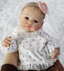 18 Inch 3+ KSBD Reborn Baby Dolls - Realistic Baby Doll Girl, Real Life Baby Dolls with Cute Soft Vinyl Body, Real Baby
