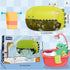 Grechi Dinosaur Bath Toys, Automatic Bubble Machine for Baby Bathtub, Plays 12 Children’s Songs, Great for Toddlers