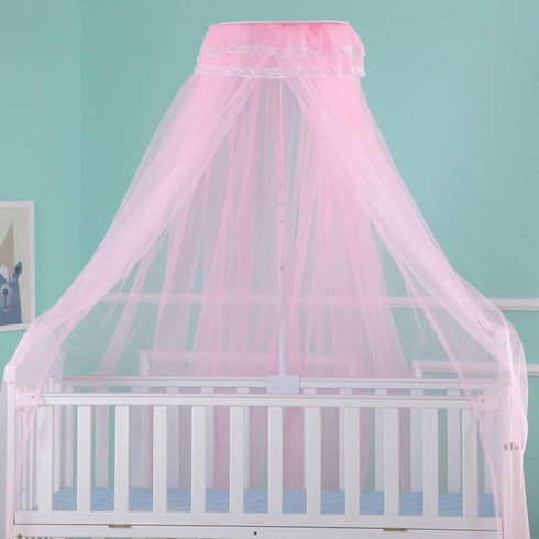 HKSICHENGKEJI Set Crib Mosquito Net Baby Bed Dome Cots Mosquito Netting Toddler Bed Crib Dome Canopy Netting Hanging