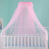 HKSICHENGKEJI Set Crib Mosquito Net Baby Bed Dome Cots Mosquito Netting Toddler Bed Crib Dome Canopy Netting Hanging