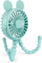 Keweis Stroller Fan Mini Handheld Octopus Fan Baby Fan with Flexible Tripod Wrapped