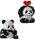 Mini Building Blocks Panda Sets, 389 PCS Cute Micro Mini Panda Building Bricks for Party Favors