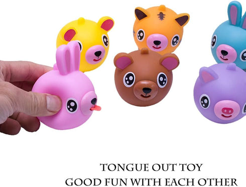 Squeeze Toy for Kids, Decompression Stress Release Toy Doll with Random Animal Designs for Boys and Girls