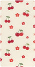 CZXW Cherry Floral Pattern Crib Sheets Fitted 52" x 28" Natural Cotton Soft